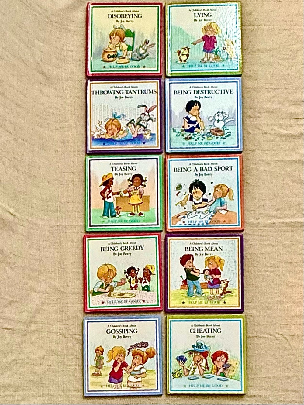 Children's Behavioral Storybook Set by Joy Berry - Assorted Colors - Vintage